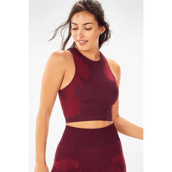 Women's - Fabletics Rosette Seamless Crop Top & Leggings Set, Size XS - Picture 2 of 13